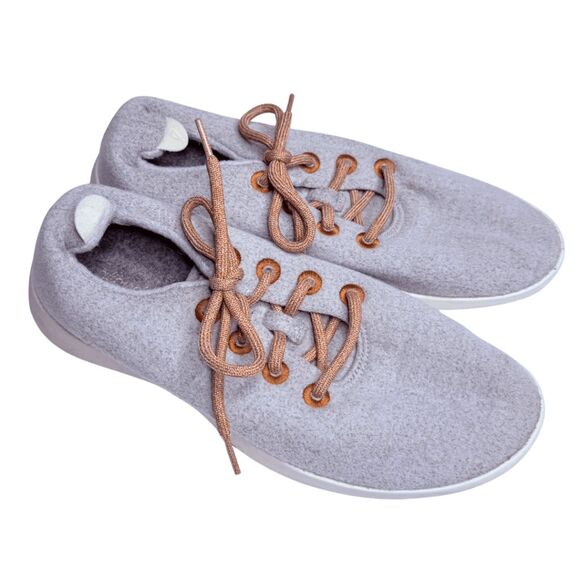 Allbirds Men's Wool Runners Lace Up Walking Sneakers Lavender Orange Size 11 - Picture 1 of 8